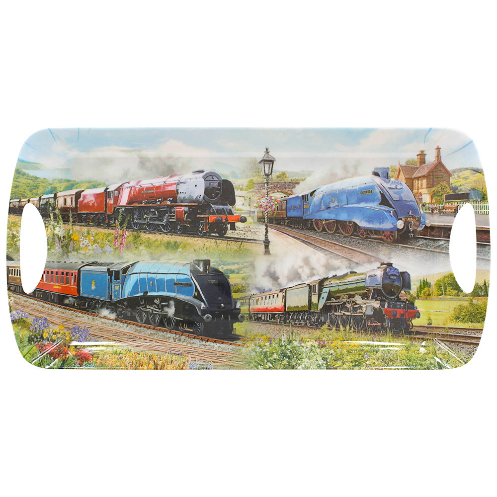 Classic Trains Melamine Tray - Medium (40 x 20 x 5cm) (NEW) (Due Jun)