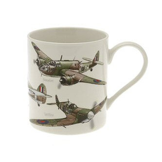 Fine China Mug (Boxed) - Classic Aeroplanes