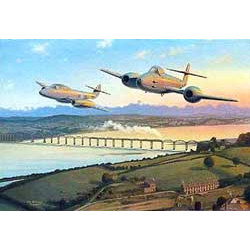Eric Bottomley Print: Meteors Over The Severn (17" x 24") (E.O.L.) - SAVE 25% + !!
