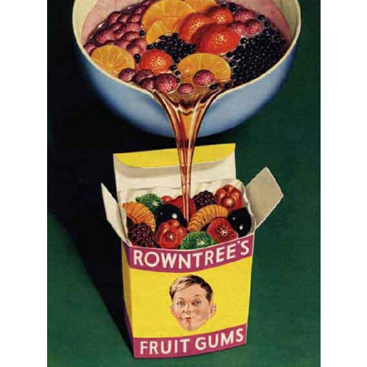 Mini Metal Sign (FH): Rowntree's Fruit Gums