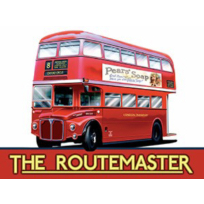 Mini Metal Sign (TR): The Routemaster Bus