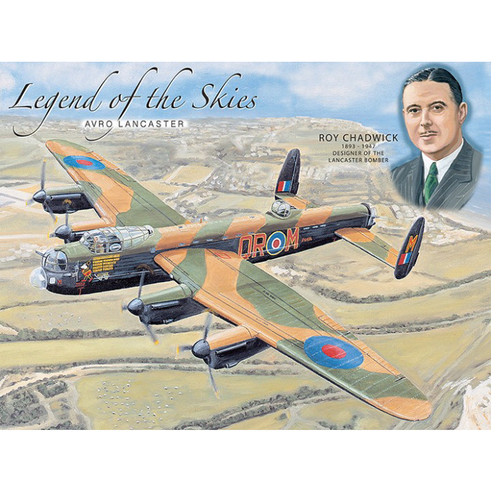 Mini Metal Sign (AE): Legend of the Skies - Avro Lancaster