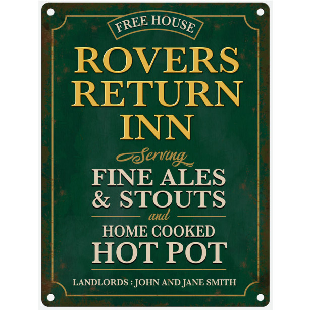 Mini Metal Sign (FH): Rovers Return Inn