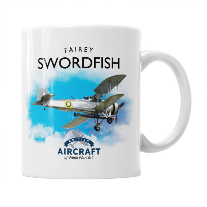 British Aircraft of WWI & WWII Mug: Fairey Swordfish (ind. boxed)