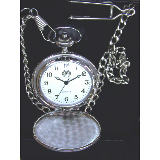 Pocket Watch QA (Silver Tone) - GWR (Pres. Box)