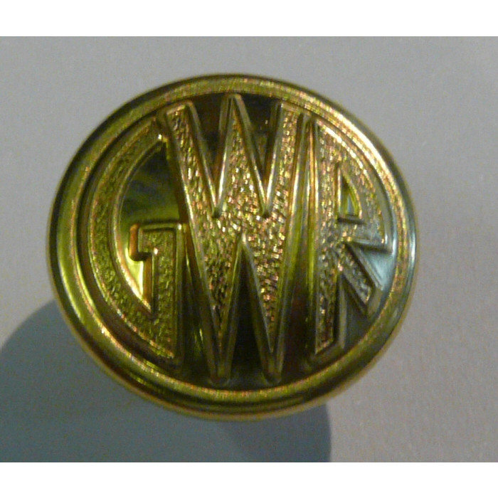 Brass Button (Sm) - GWR (15mm dia)