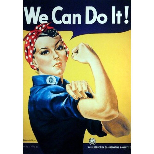 Metal Sign (MW): We Can Do It - Rosie The Riveter