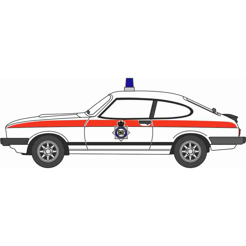 Ford Capri Mk3 - Merseyside Police (1:148) (NEW)