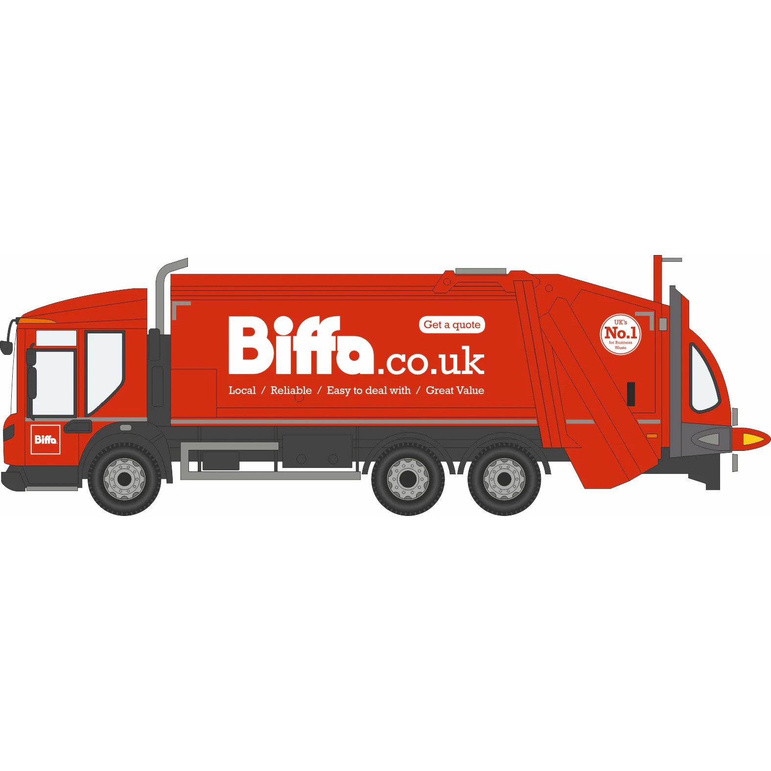 Dennis Eagle Refuse Truck - Biffa (1:148) (NEW) (Due Q2/2026)