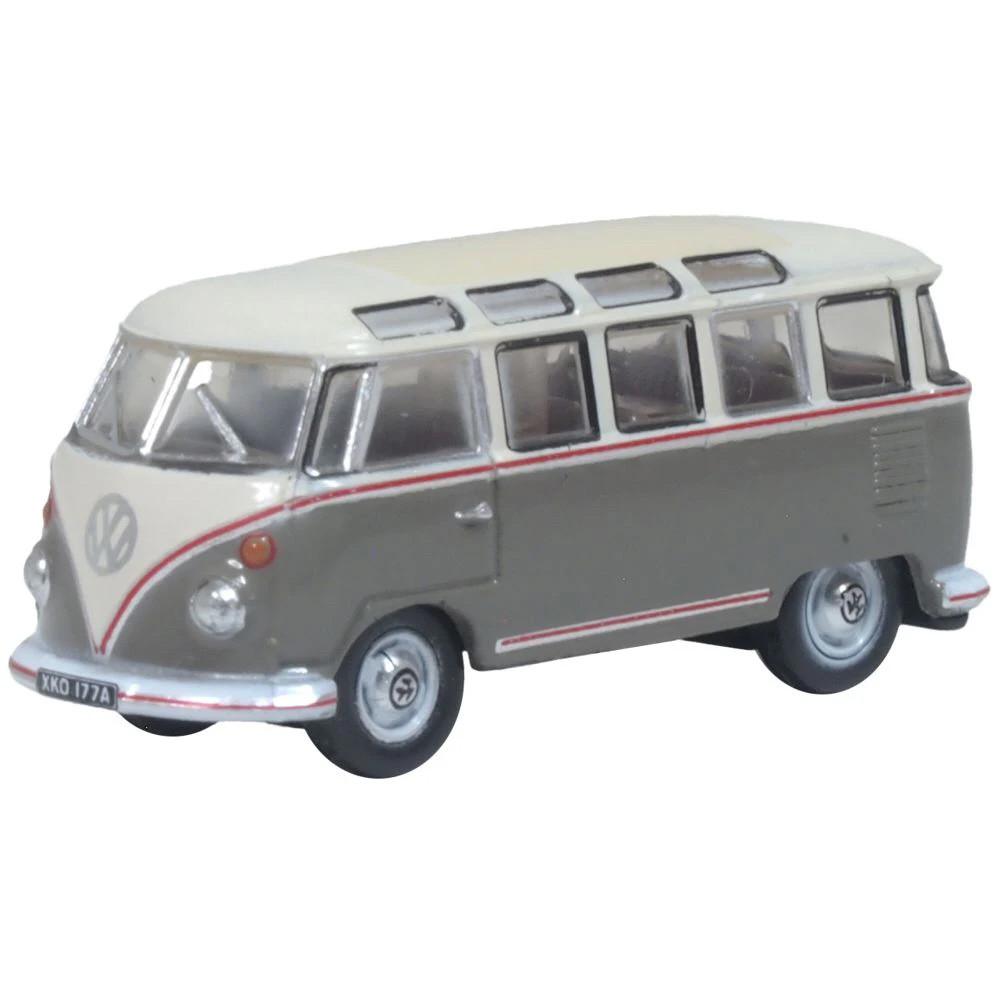 VW Samba Bus - Mouse Grey / Pearl White (1:148) (NEW)