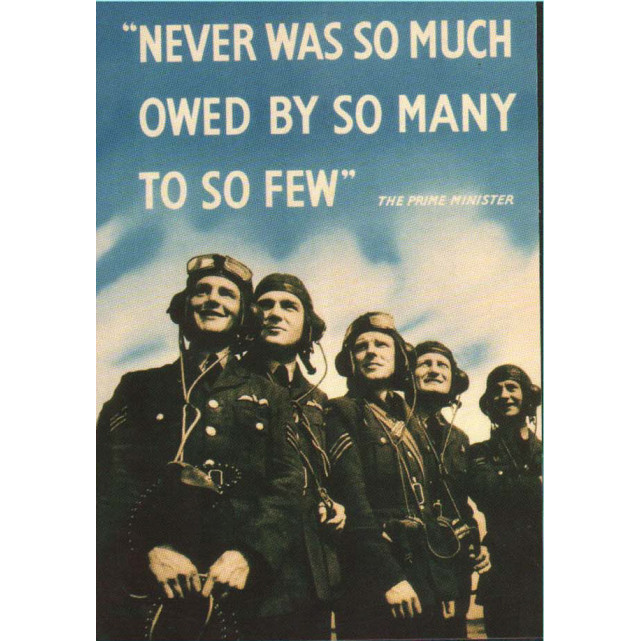 Postcard - Never Was So Much Owed By So Many &acirc;&brvbar;.