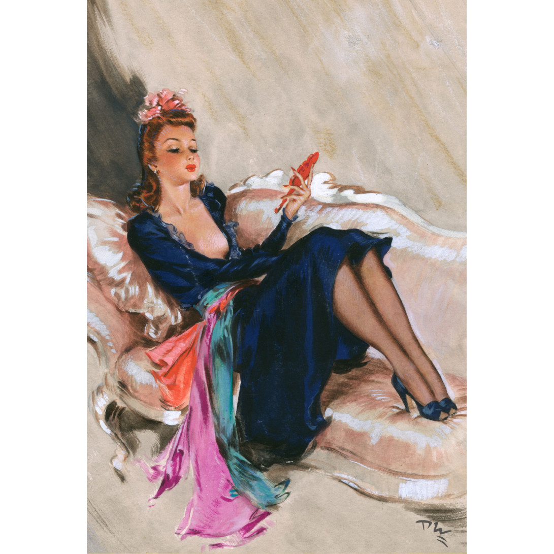 Postcard (Wartime Pin-Ups) - OK By Me (E.O.L.) - SAVE 15% !!