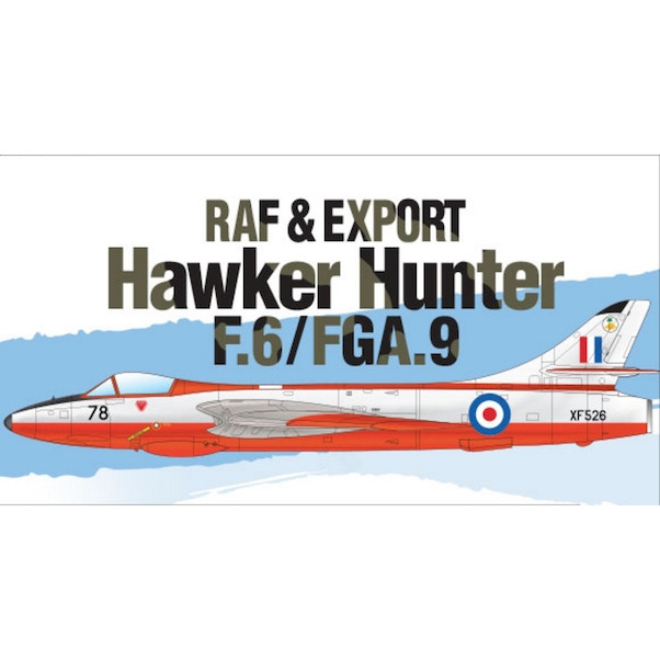 Academy 1:48 Aircraft Kit - Hawker Hunter F.6/FGA.9 (RAF & Export Versions) Fighter Aircraft