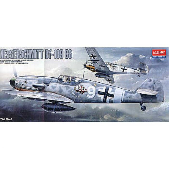 Academy 1:72 Aircraft Kit - German Air Force Messerschmitt Bf-109G Fighter Aircraft