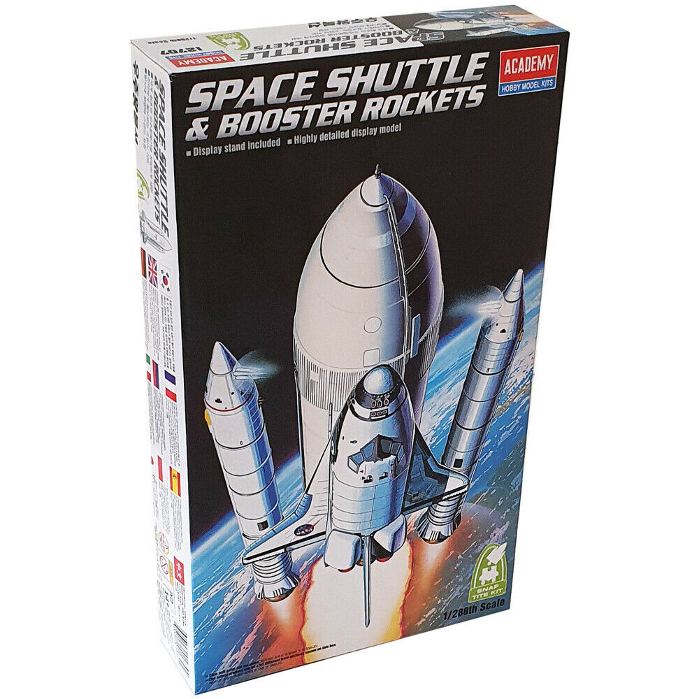 Academy 1:288 Aircraft Kit - NASA Space Shuttle & Booster (14+ YRS)