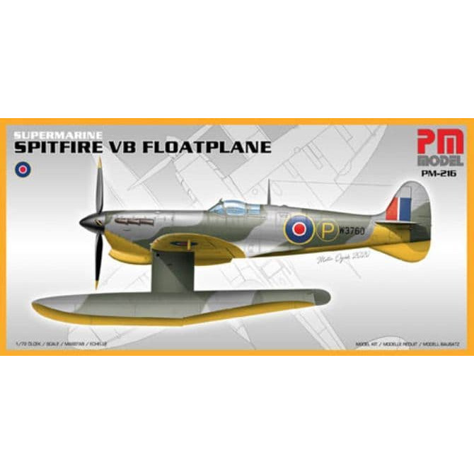 PM Model 1:72 Aircraft Kit - British RAF Supermarine Spitfire VB Floatplane