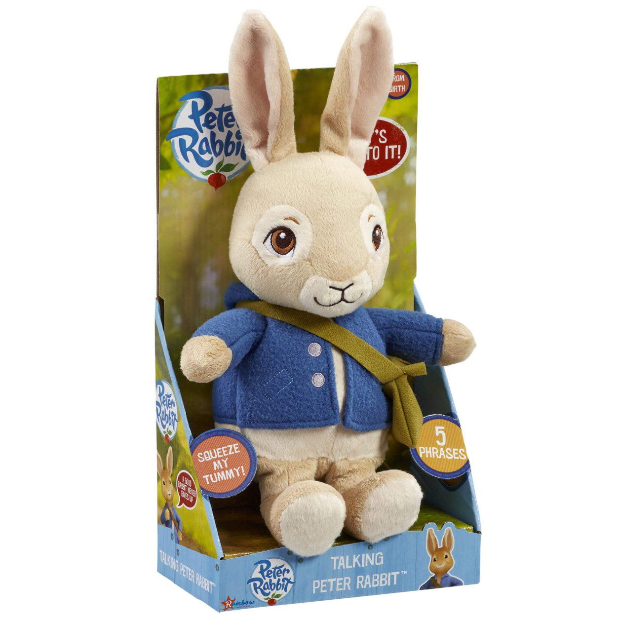 Talking Peter Rabbit TV Soft Toy (30cm) (0 Mths+) (NEW)