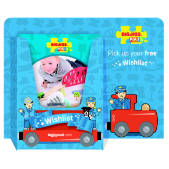 Bigjigs Rail Wishlist Holder (148 x 210mm)