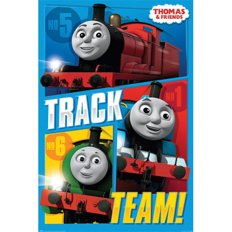 Thomas & Friends "Track Team" Maxi Poster (61 x 91.5cm) (E.O.L.) - SAVE 20% !!
