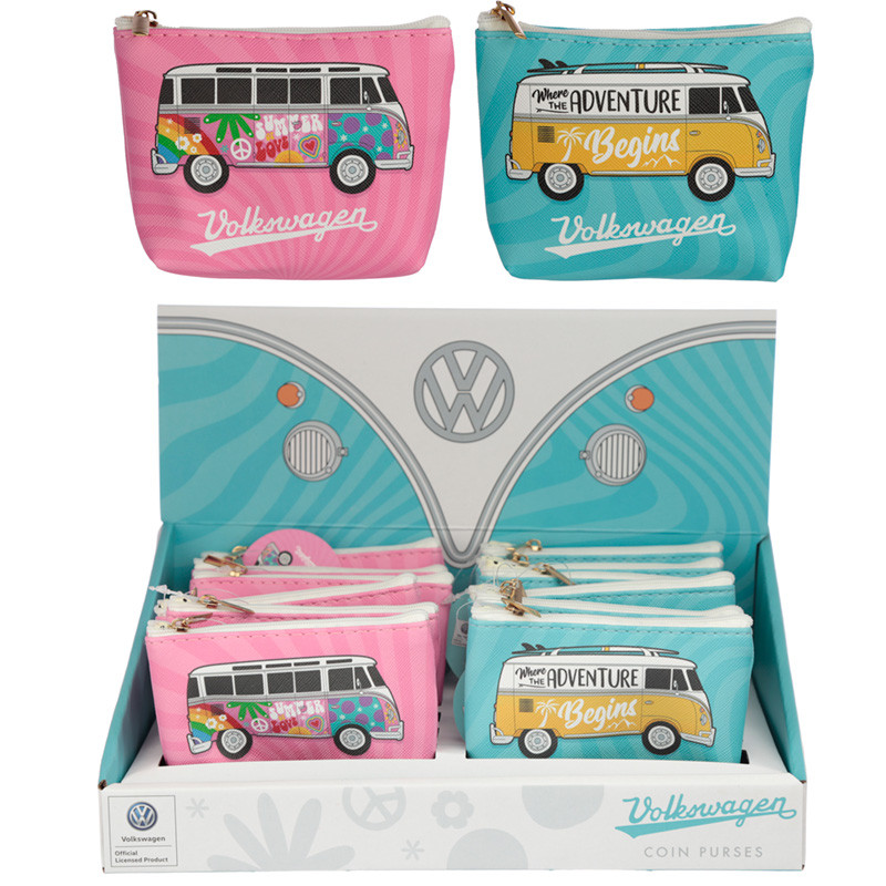 VW T1 Camper Bus PVC Purse (2 asstd. In CDU) (not for resale on third party websites) (E.O.L.) - SAVE 20% !!