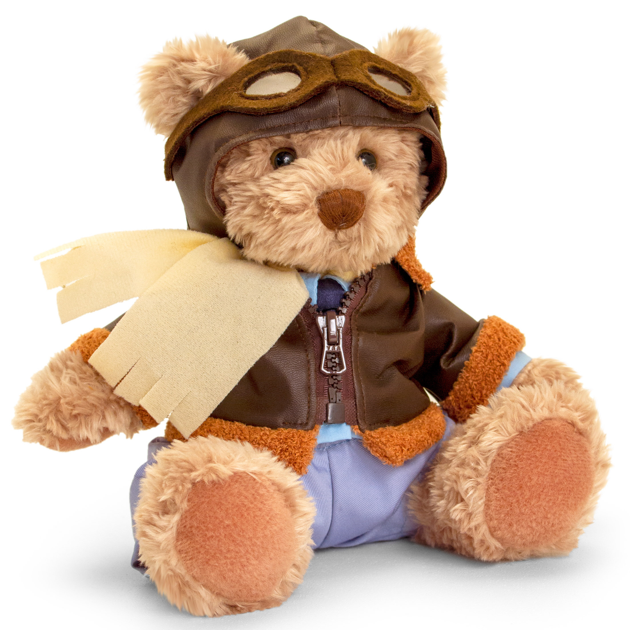 Keel Soft Toy: Peter the Pilot Bear 20cm (full uniform)