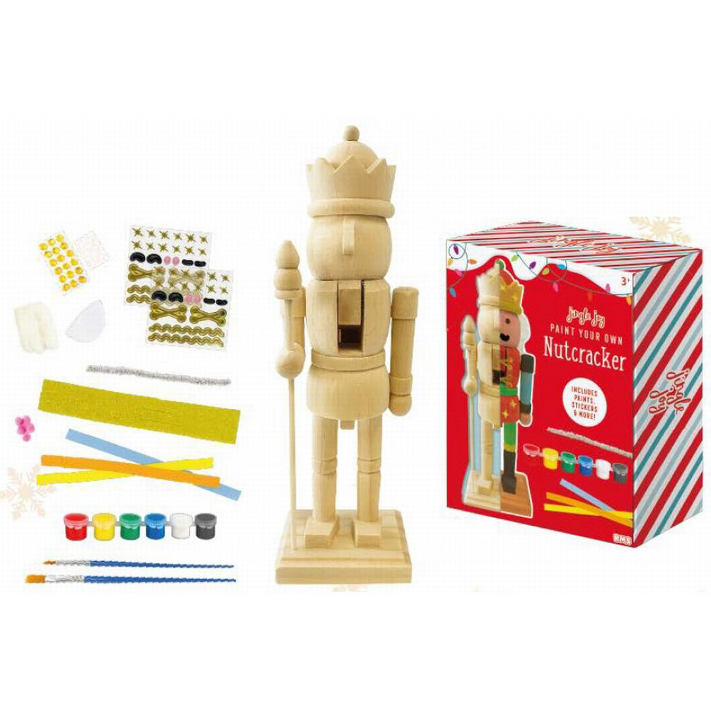 Jingle Joy Paint Your Own Nutcracker Kit (22x15x7cm) (5+ YRS)