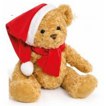 Christmas Bear with Hat & Scarf Plush 25cm (0 MTHS+)