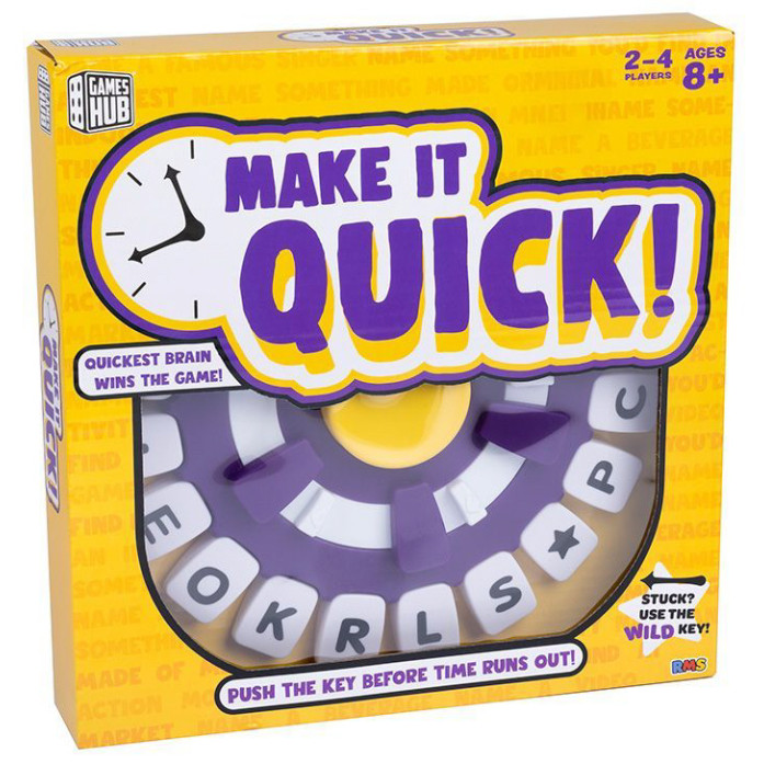 Games Hub Make It Quick! Game (25x25x5cm) (8+ YRS)