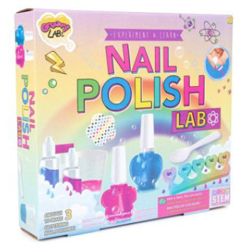 Groovy Labz Experiment & Learn Nail Polish Lab (20x18x4cm) (8+ YRS) (E.O.L.) - SAVE 20% !!