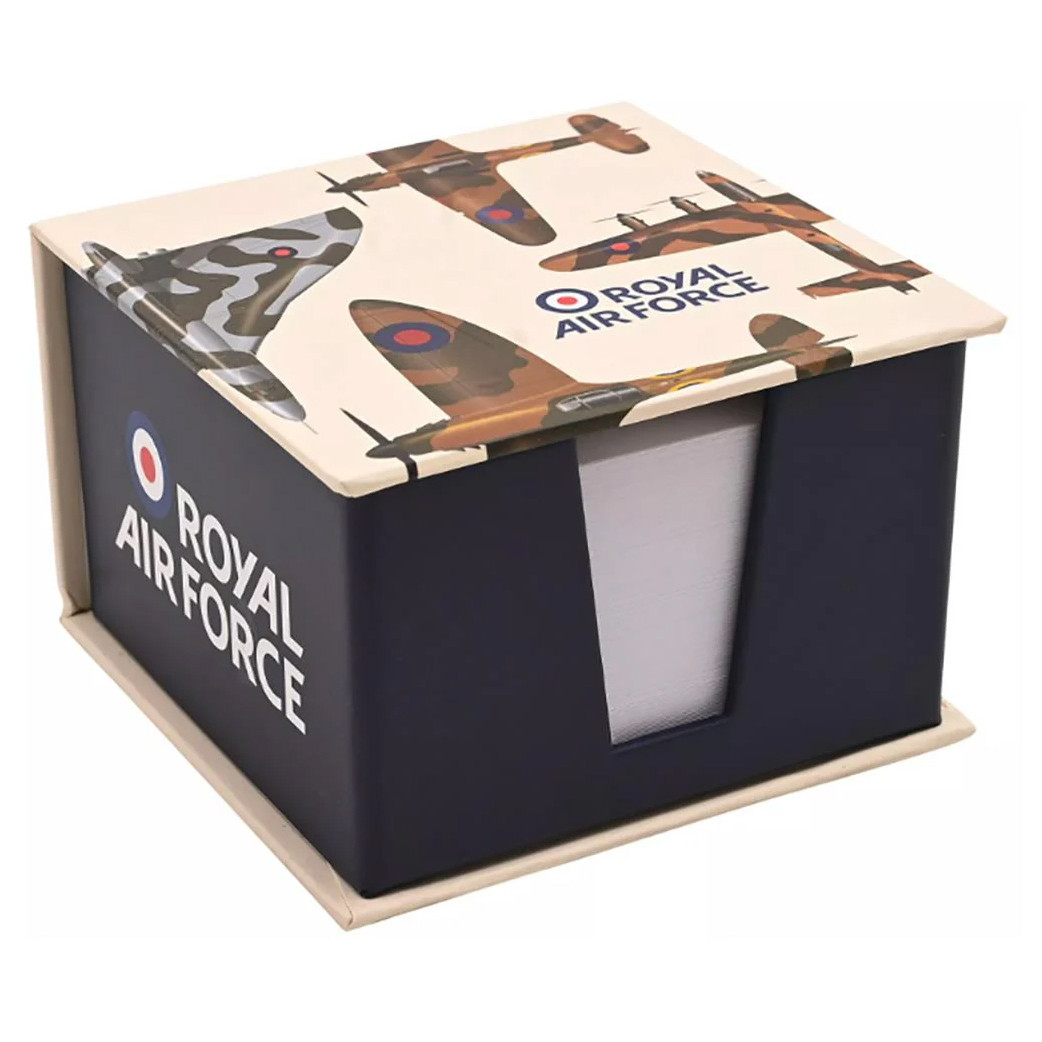 RAF Memo Blok - Royal Airforce Planes (70x101x106mm) (boxed) (NEW)