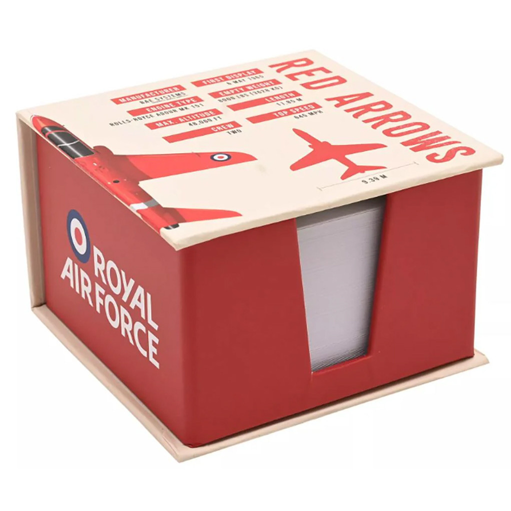 RAF Memo Blok - Red Arrows (70x101x106mm) (boxed) (NEW)