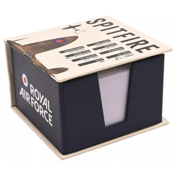 RAF Memo Blok - Spitfire (70x101x106mm) (boxed) (NEW)