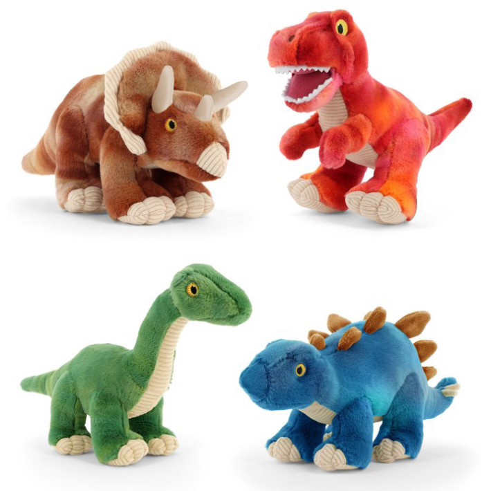 Keelco 100% Recycled Soft Toy: Keelco Dinosaurs 26cm (4 asstd.) (NEW)
