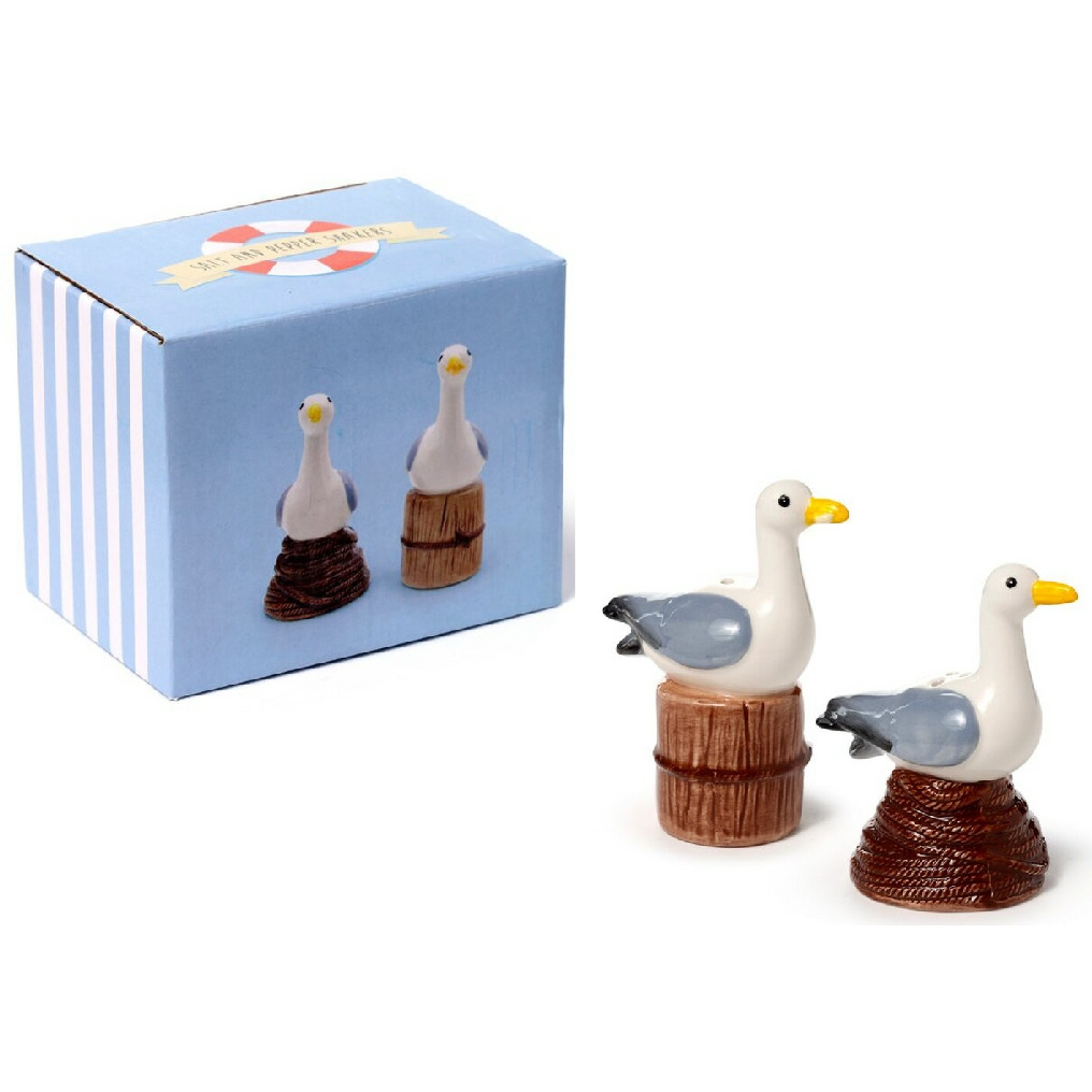 Seagull Buoy Salt & Pepper Set (8.5-9cm) (NEW) (Due Apr)