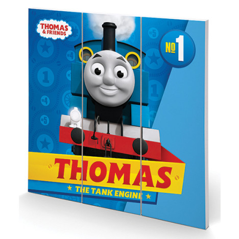 Thomas & Friends "Thomas the Tank Engine" Wood Print (30 x 30cm) (E.O.L.) - SAVE 25% !!