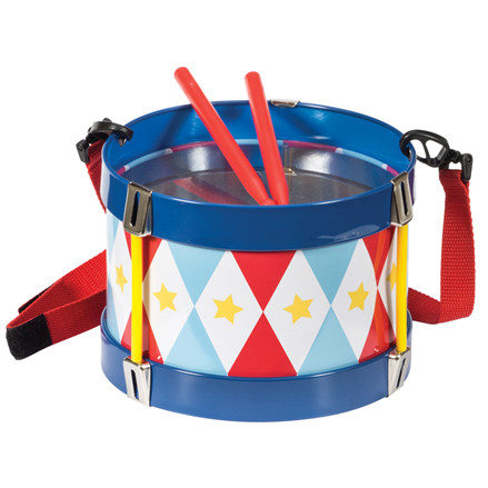 Schylling Little Tin Drum (19x19x14cm) (3+ YRS) (E.O.L.) - SAVE 15% !!