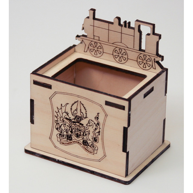 Wooden Pencil Pot with Loco - Southern Railway (E.O.L.) - SAVE 25% !!