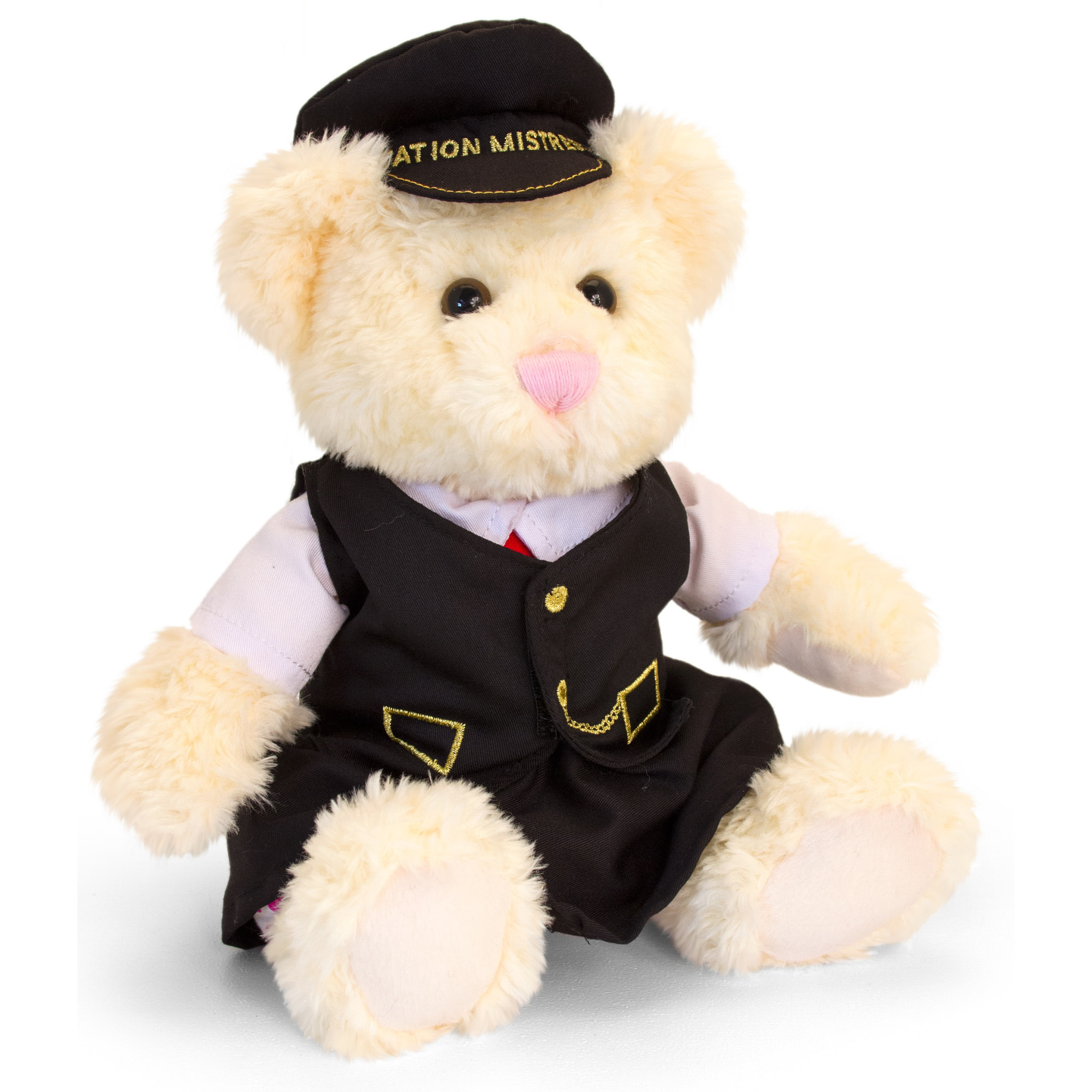Keel Soft Toy: Kate the Station Mistress Bear 20cm (full uniform)