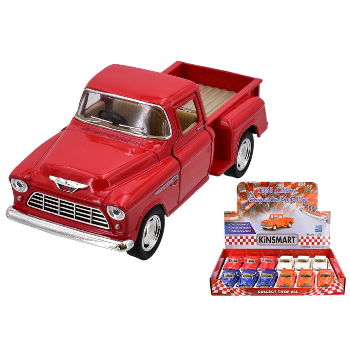 Chevy 1955 Stepside Pick Up 12.8cm D/C - 1:32 (CDU)
