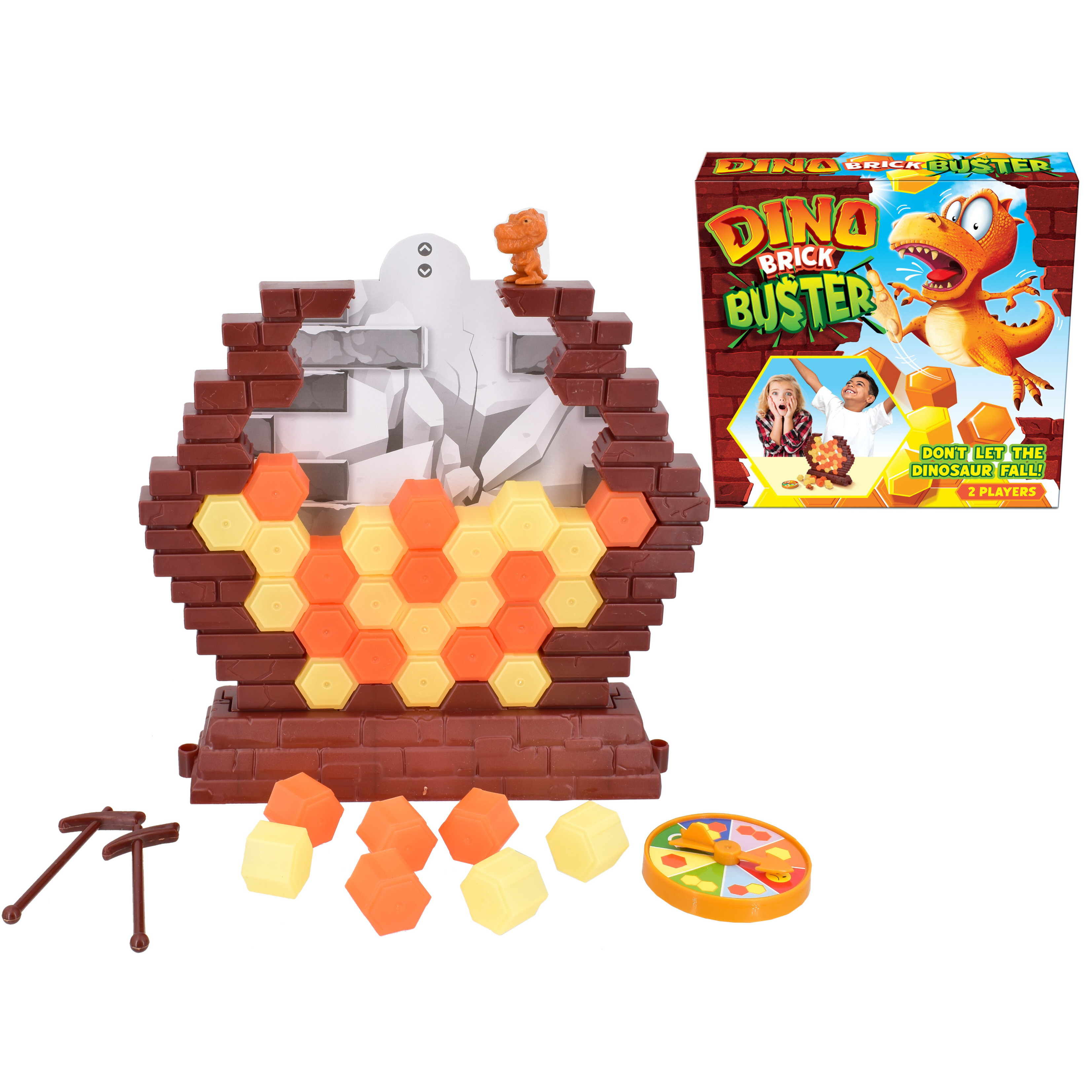 Dino Brick Buster Game (23x23x6cm) (3+ YRS)