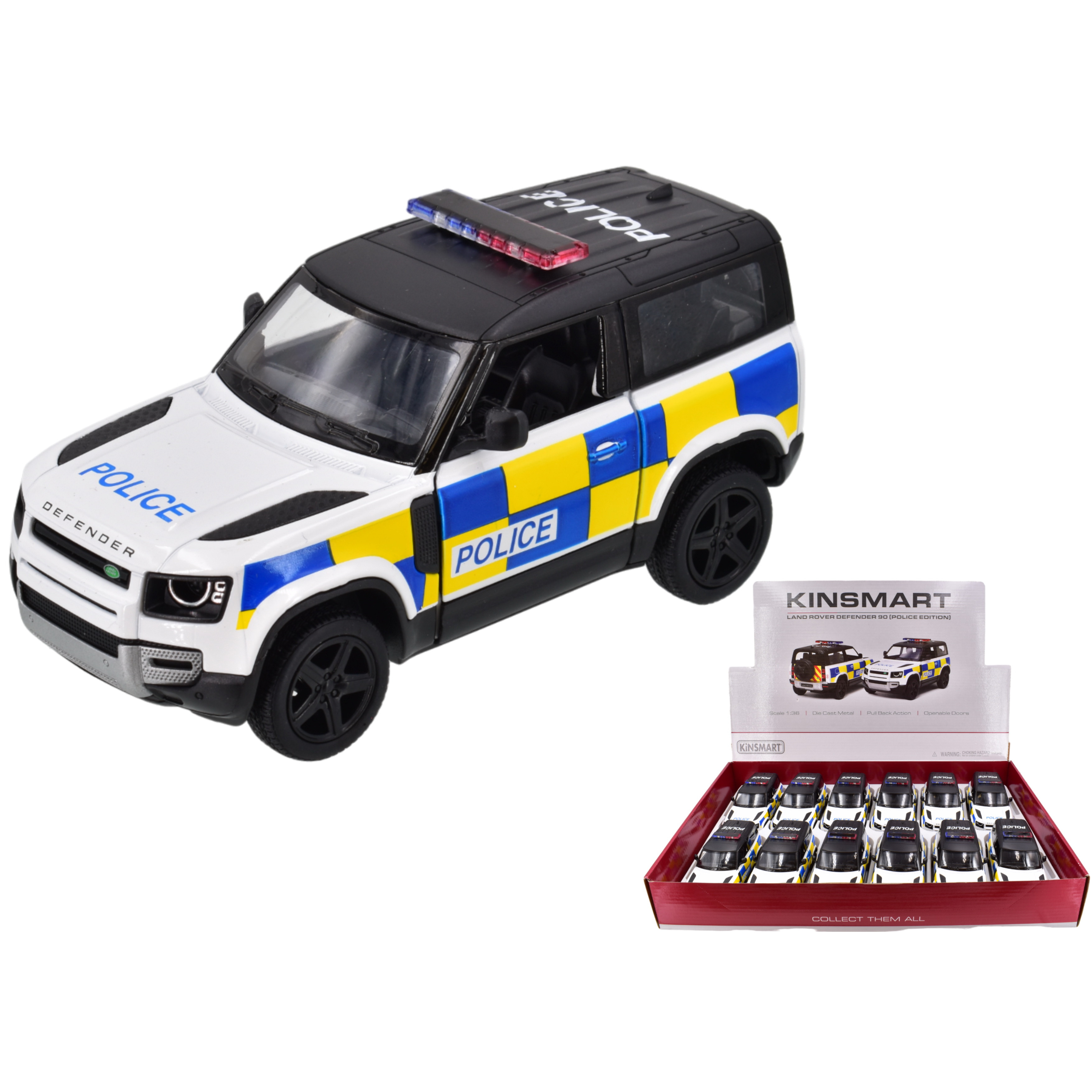Land Rover Defender (Police Edition) 12.5cm D/C (display box)