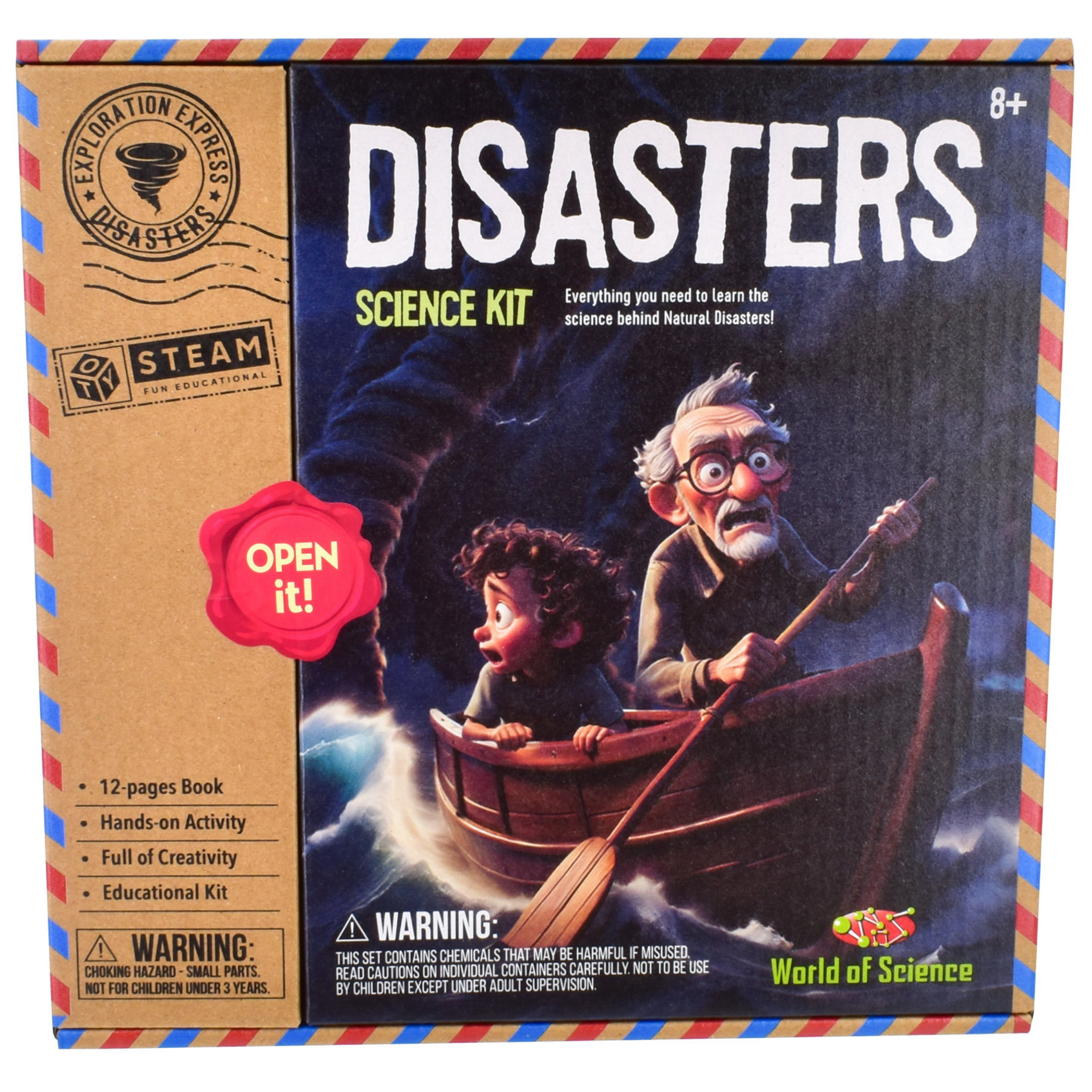 World of Science Disasters Science Kit (24x24x6cm) (8+ YRS) (Due In)