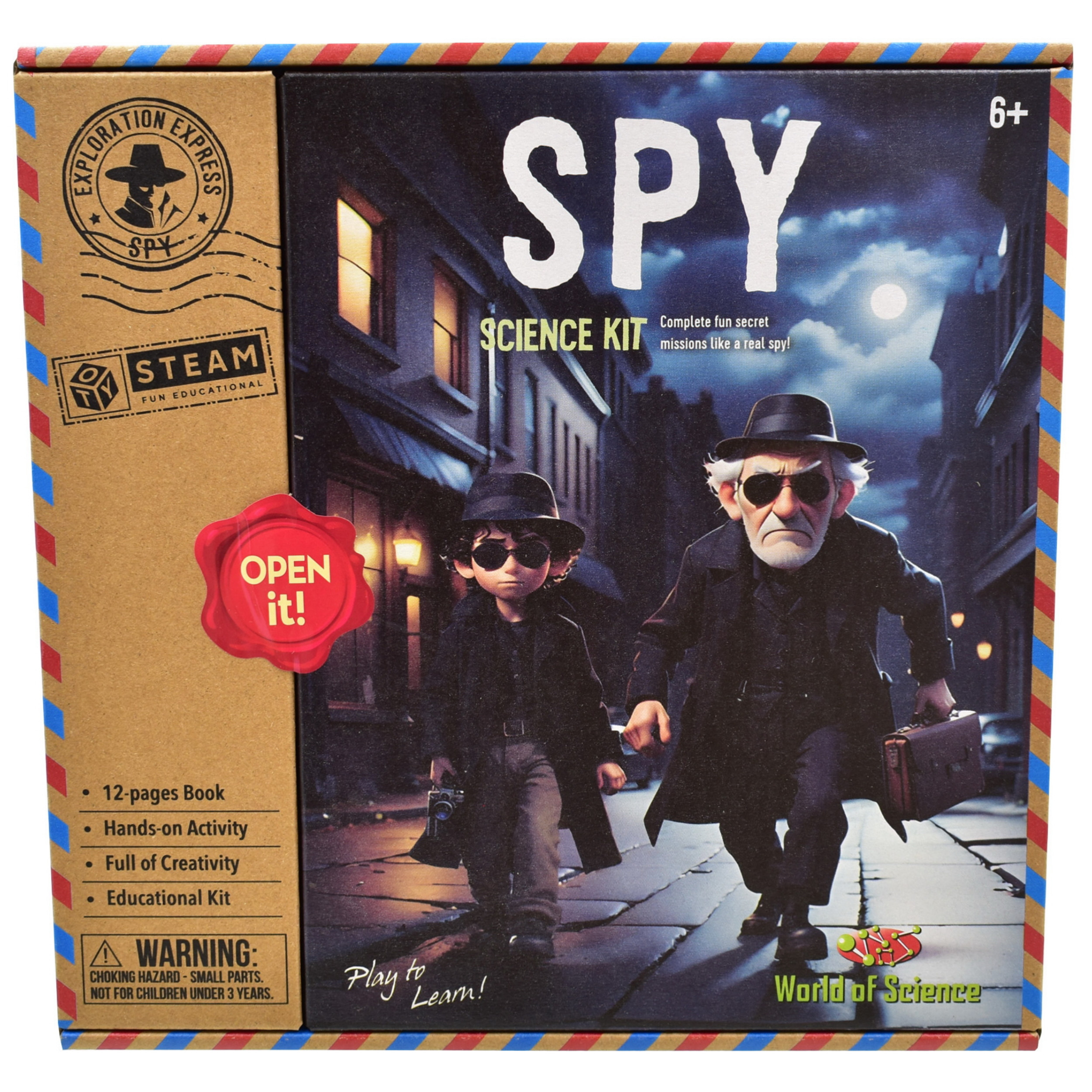 World of Science Spy Kit (24x24x6cm) (6+ YRS) (Due In)