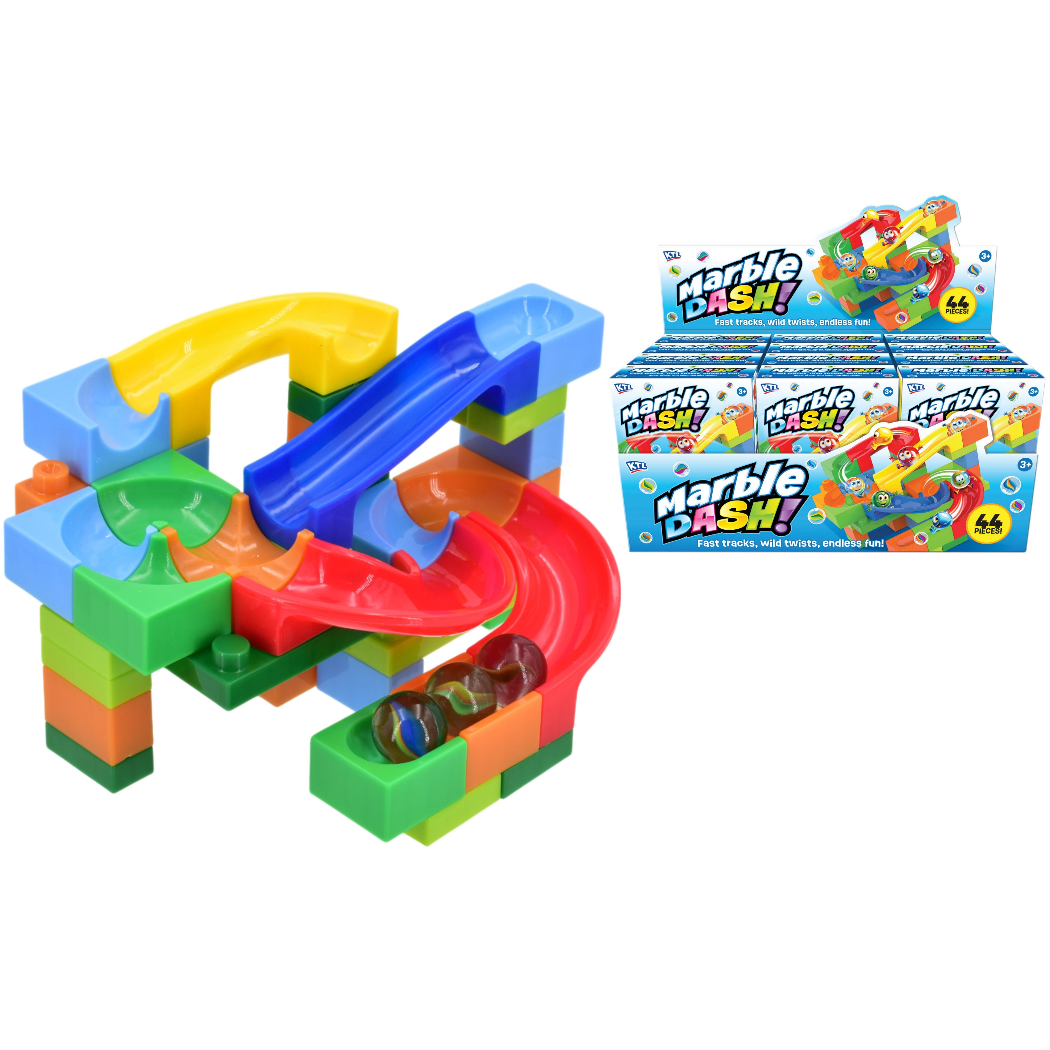 Marble Dash Game 44 Pce (16.5x12x5cm) (CDU) (3+ YRS)