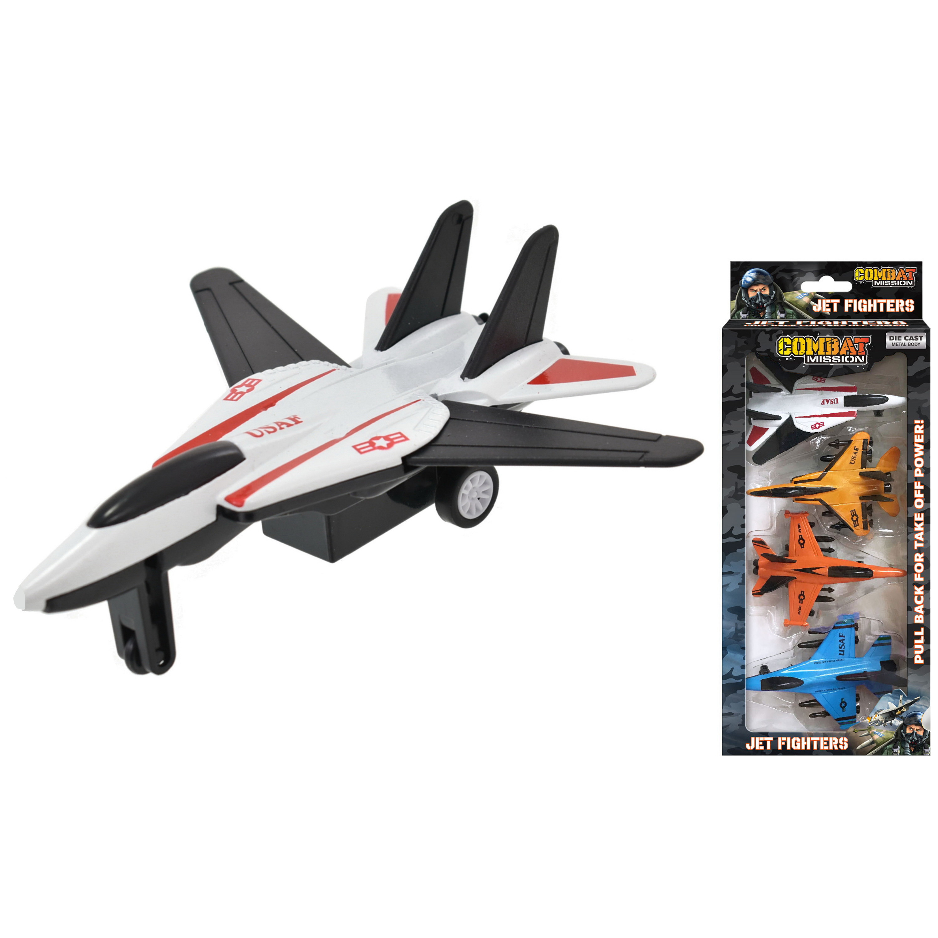 Combat Mission Mini Jet Fighters 4-Pack D/C P/B (4 asstd.) (boxed)