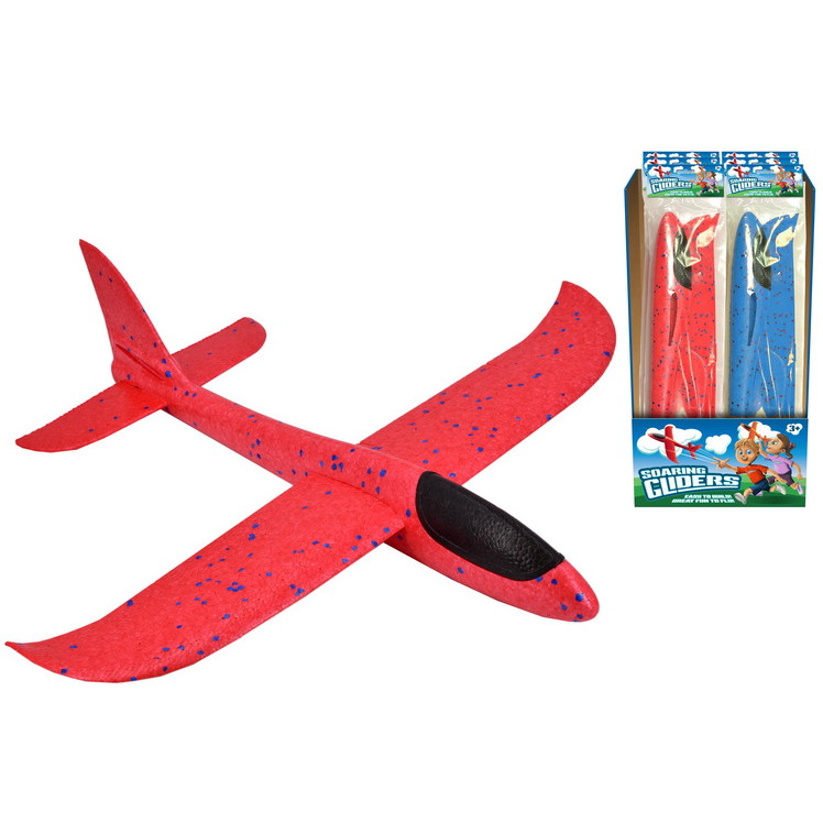 Soaring Foam Gliders 14cm (asstd.) (CDU)