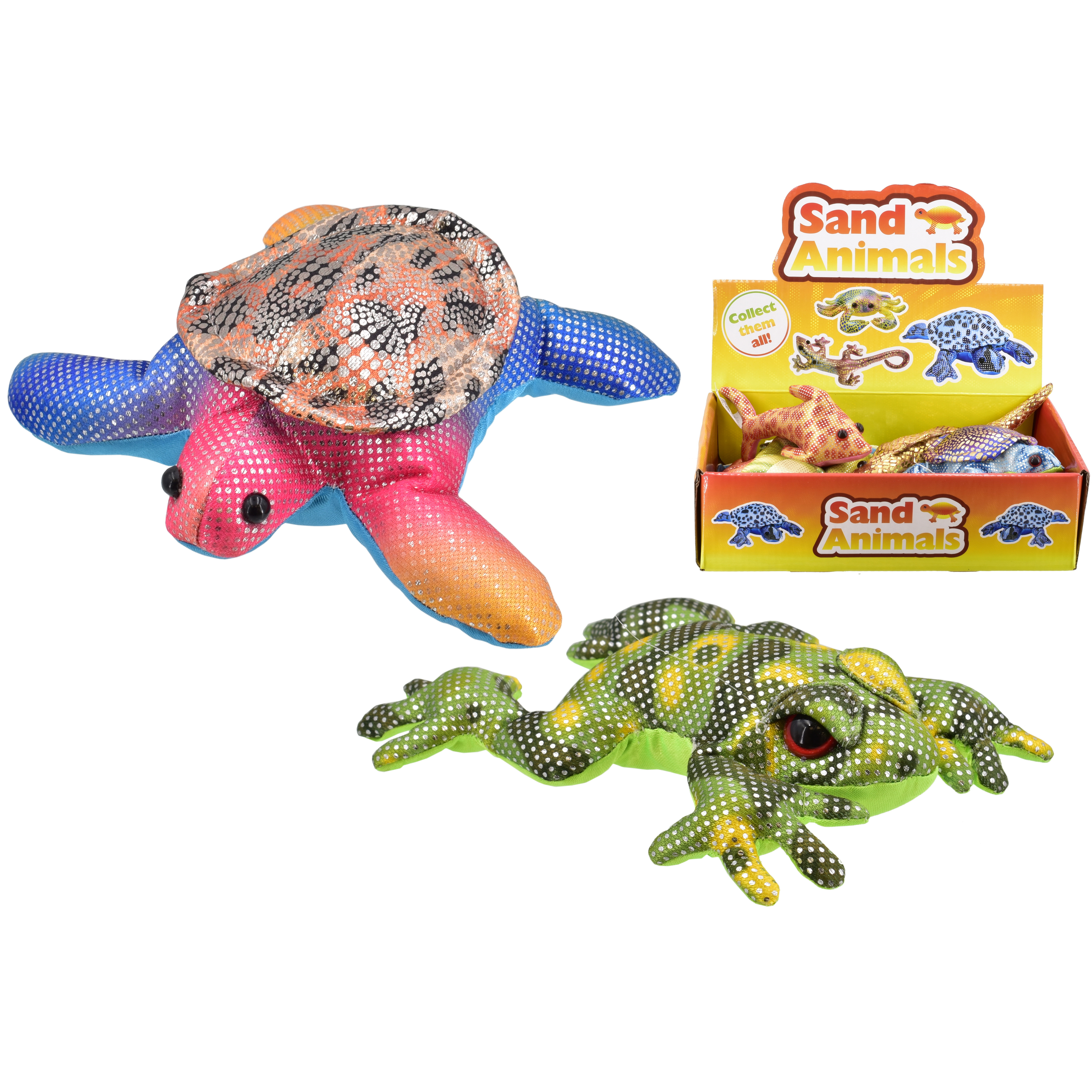 Plush Sand Filled Animals 15cm (asstd.)(display box)