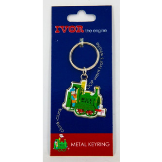 Ivor the Engine Metal Keyring on Header Card (SAVE 25% TO 50% !!)