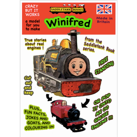 Saddletank Books Card Model Kit Booklet - Winifred (NEW)