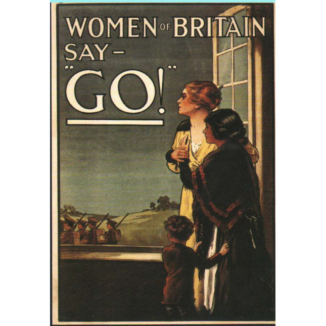 Postcard - Women of Britain Say Go! (WW1)
